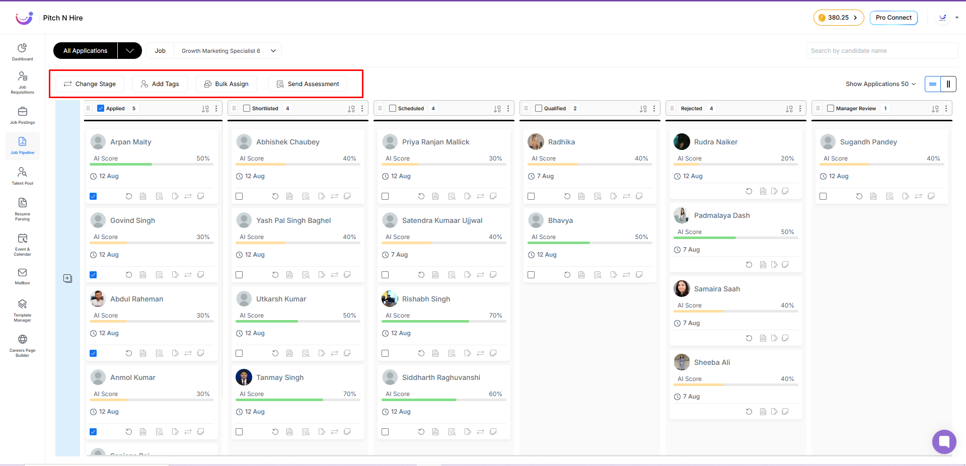 Bulk Actions