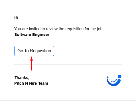 Email Notification for External Requisition